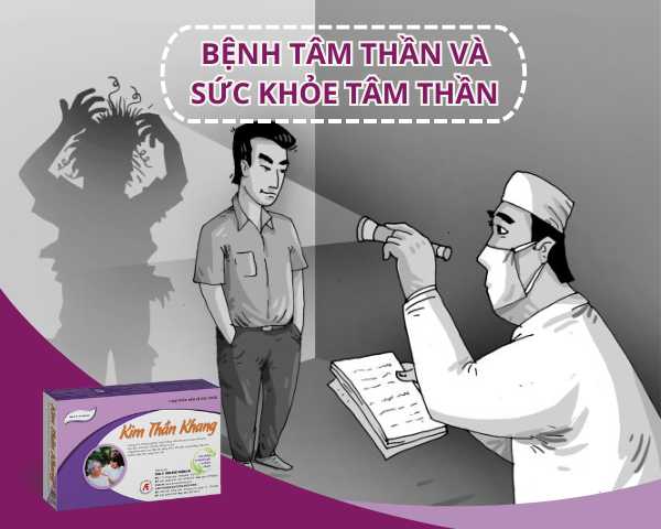 Sức khỏe tâm thần không phải là bệnh tâm thần